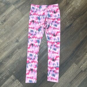 Pink Tie-Dye Leggings Size 10-12